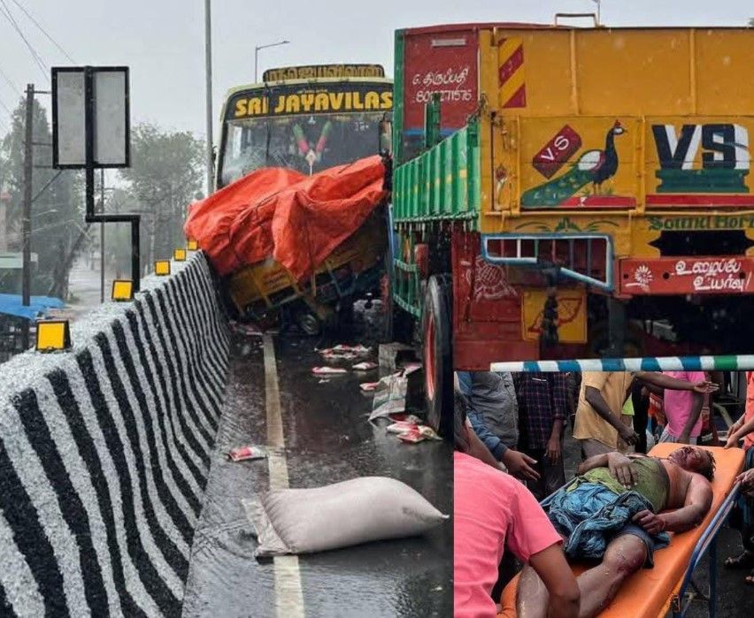 சிவகாசியில் சங்கரலிங்கனார் மேம்பாலத்தில் விபத்து – ஆட்டோ டிரைவர் பலி
