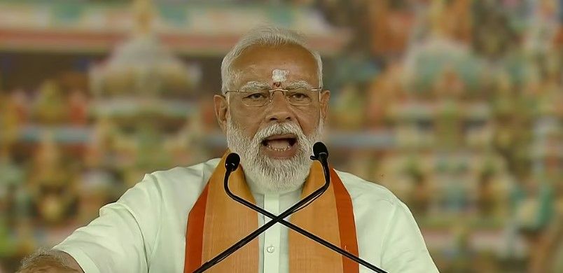 திமுகவில் மோசடி செய்வதில் அமைச்சர்களிடம் போட்டா போட்டி:  மதுரையில் பிரதமர் மோடி பேச்சு