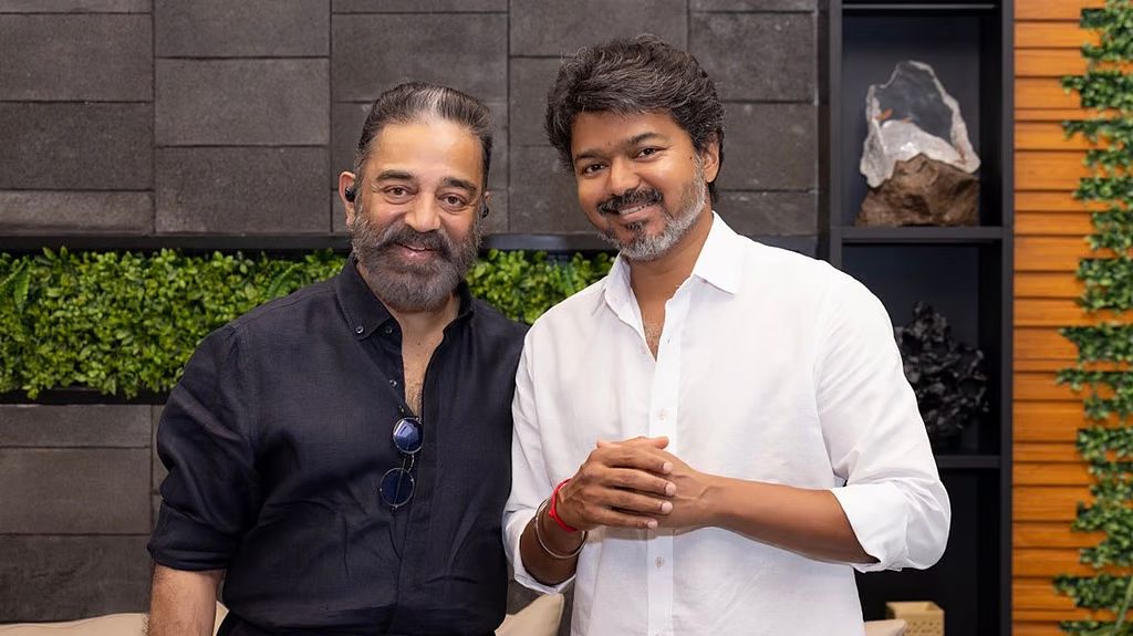 முதல்வர் விஜய்க்கு கமல்ஹாசன் எம்.பி நேரில் வாழ்த்து