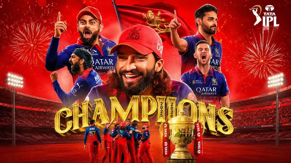 குஜராத்தை வீழ்த்தி மீண்டும் சாம்பியனாக மகுடம் சூடியது ஆர்சிபி