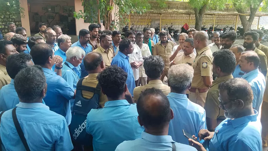 சோழவந்தானில் அரசுப் பேருந்து ஓட்டுநருக்கு வெட்டு - தவெக பிரமுகருக்கு போலீஸ் வலை