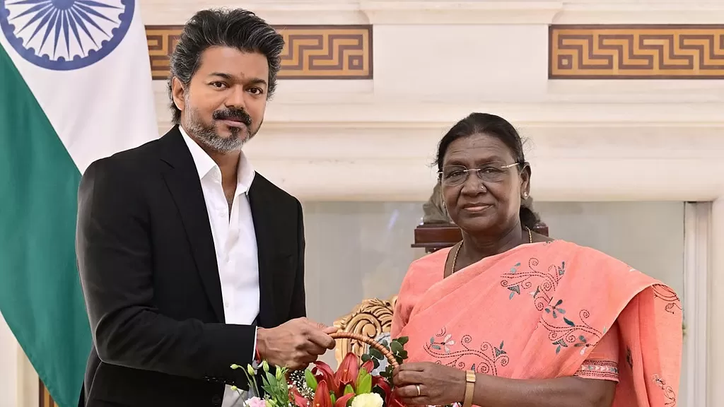 குடியரசுத் தலைவர் திரவுபதி முர்மு உடன் முதல்வர் விஜய் சந்திப்பு
